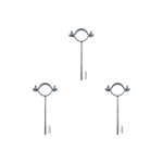 Kit C/3 - Para-Raio Suporte Para Tubo Protecao 1.1/2''Ros...