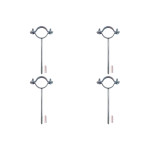 Kit C/4 - Para-Raio Suporte Para Tubo Protecao 1.1/2''Ros...