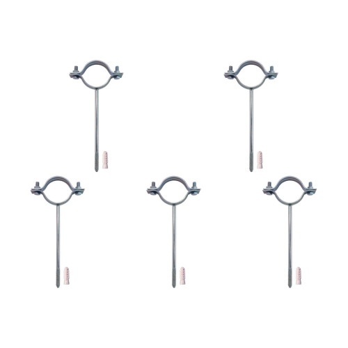 Kit C/5 - Para-Raio Suporte Para Tubo Protecao 1.1/2''Ros...