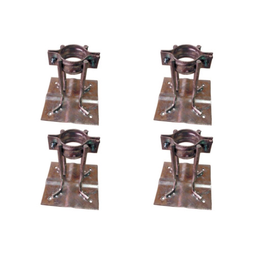 Kit C/4 - Para-Raio Base Para Mastro 1.1/2'' A Fogo