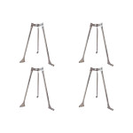 Kit C/4 - Para-Raio Contravento Com Tubo Mastro 2'' Dr-071