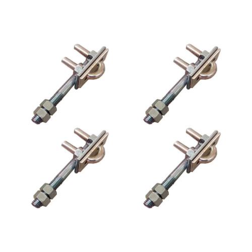 Kit C/4 - Para-Raio Suporte Tipo Grampo Com Rosca Mecanica