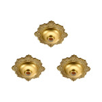 Kit C/3 - Plafonier Pvc Pavilonis Bvc Bronze Decorativo 8...