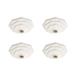 Kit C/4 - Plafonier Pvc Pavilonis 910 Branco Sextavado So...
