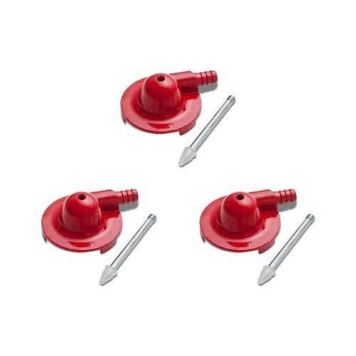Kit C/3 - Irrigador Fico Chuvisco Vermelho 0331