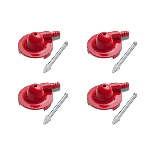Kit C/4 - Irrigador Fico Chuvisco Vermelho 0331