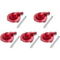 Kit C/5 - Irrigador Fico Chuvisco Vermelho 0331