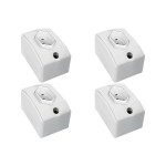 Kit C/4 - Tomada Externa Perlex 2 Polos +Terra 20A Retang...