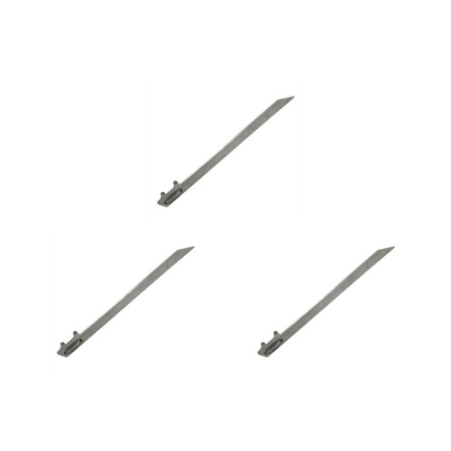 Kit C/3 - Para-Raio Terminal Aereo Aluminio Grampo 7/8X1/...