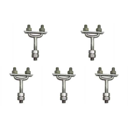Kit C/5 - Para-Raio Suporte Para Fita Aluminio Horizontal...