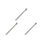 Kit C/3 - Para-Raio Emenda Fita Aluminio''Reta''7/8X1/8 137
