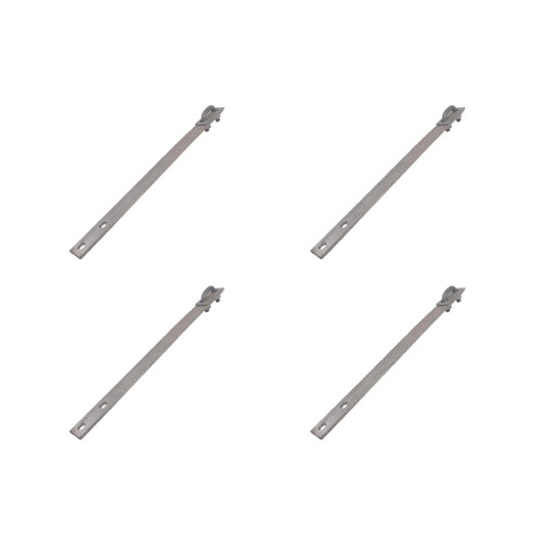 Kit C/4 - Para-Raio Emenda Fita Aluminio''Reta''7/8X1/8 137