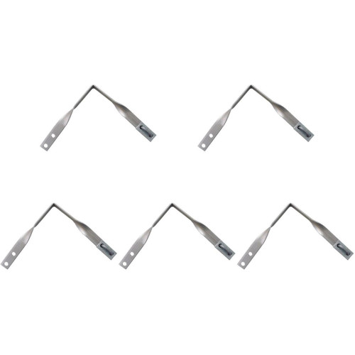 Kit C/5 - Para-Raio Emenda Fita Aluminio''Cantoneira''7/8...