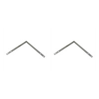 Kit C/2 - Para-Raio Emenda Fita Aluminio''Descida''7/8X1/...