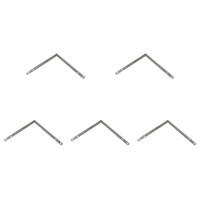 Kit C/5 - Para-Raio Emenda Fita Aluminio''Descida''7/8X1/...