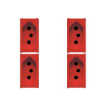 Kit C/4 - Modulo Soprano Ilus (Tomada 20A Vermelho) 5Ub99008