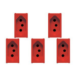 Kit C/5 - Modulo Soprano Ilus (Tomada 20A Vermelho) 5Ub99008