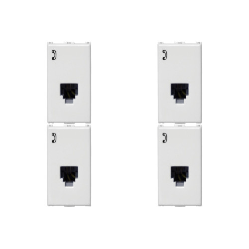 Kit C/4 - Modulo Soprano Ilus (Rj11) 5Tg99001