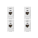 Kit C/4 - Modulo Soprano Ilus (Rj45 Cat6) 5Tg99100