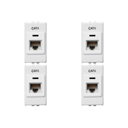 Kit C/4 - Modulo Soprano Ilus (Rj45 Cat6) 5Tg99100