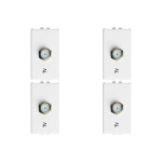 Kit C/4 - Modulo Soprano Ilus (Tomada Coaxial) 5Tg99334