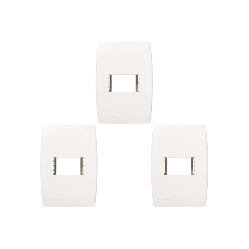 Kit C/3 - Placa Soprano Ilus 4X2 (1 Modulo Horizontal) 5T...