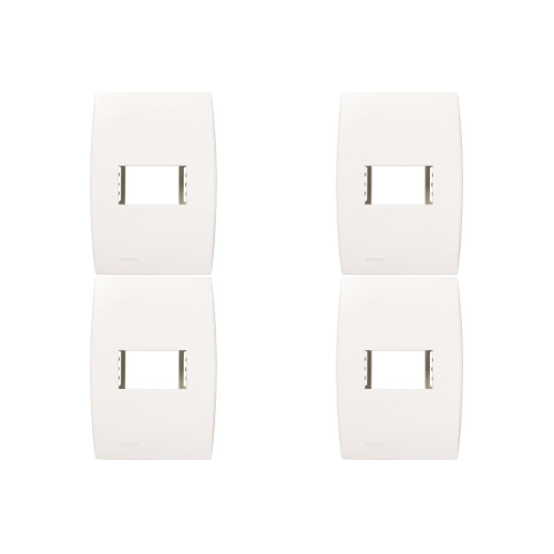 Kit C/4 - Placa Soprano Ilus 4X2 (1 Modulo Horizontal) 5T...