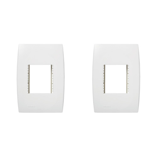 Kit C/2 - Placa Soprano Ilus 4X2 (2 Modulos Horizontal) 5...