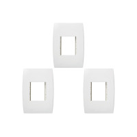 Kit C/3 - Placa Soprano Ilus 4X2 (2 Modulos Horizontal) 5...
