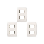 Kit C/3 - Placa Soprano Ilus 4X2 (2 Modulo Distanciada) 5...