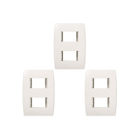 Kit C/3 - Placa Soprano Ilus 4X2 (2 Modulo Distanciada) 5...