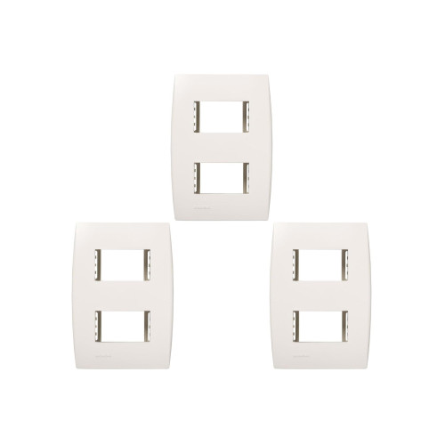 Kit C/3 - Placa Soprano Ilus 4X2 (2 Modulo Distanciada) 5...