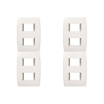 Kit C/4 - Placa Soprano Ilus 4X2 (2 Modulo Distanciada) 5...