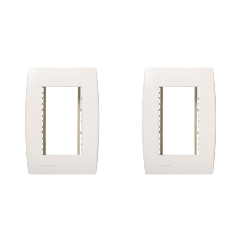 Kit C/2 - Placa Soprano Ilus 4X2 (3 Modulos Horizontal) 5...