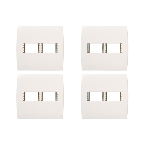 Kit C/4 - Placa Soprano Ilus 4X4 (2 Modulos Horizontal) 5...
