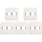 Kit C/5 - Placa Soprano Ilus 4X4 (2 Modulos Horizontal) 5...