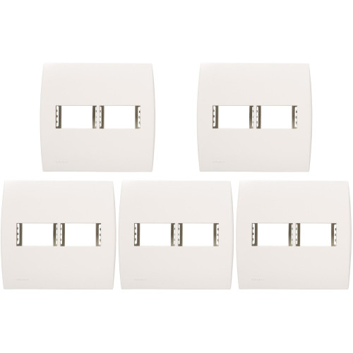 Kit C/5 - Placa Soprano Ilus 4X4 (2 Modulos Horizontal) 5...