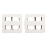 Kit C/2 - Placa Soprano Ilus 4X4 (4 Modulos Horizontal) 5...
