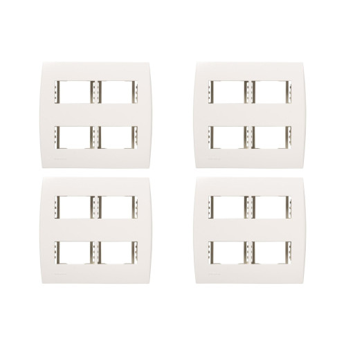 Kit C/4 - Placa Soprano Ilus 4X4 (4 Modulos Horizontal) 5...