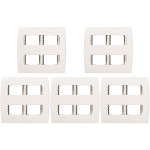 Kit C/5 - Placa Soprano Ilus 4X4 (4 Modulos Horizontal) 5...