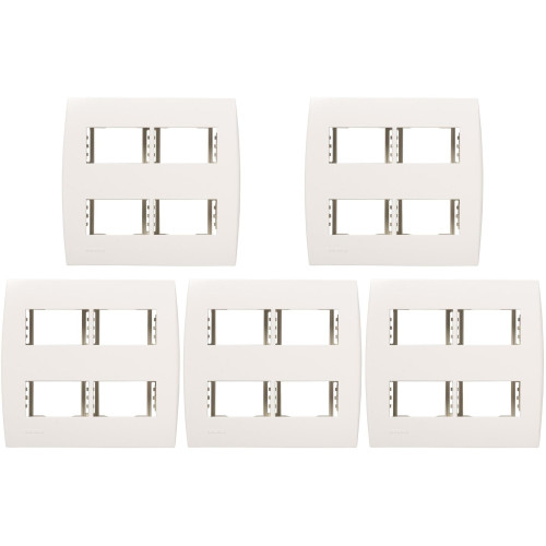 Kit C/5 - Placa Soprano Ilus 4X4 (4 Modulos Horizontal) 5...