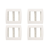 Kit C/4 - Placa Soprano Ilus 4X4 (6 Modulos Horizontal) 5...