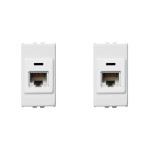 Kit C/2 - Modulo Soprano Ilus (Rj45) 5Tg99002