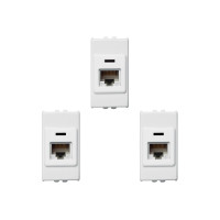 Kit C/3 - Modulo Soprano Ilus (Rj45) 5Tg99002