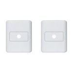 Kit C/2 - Sistema Perlex Branca (Placa 2X2 1Furo) 30Pl6Br