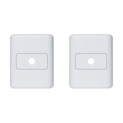 Kit C/2 - Sistema Perlex Branca (Placa 2X2 1Furo) 30Pl6Br