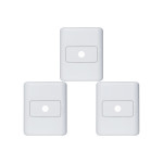 Kit C/3 - Sistema Perlex Branca (Placa 2X2 1Furo) 30Pl6Br