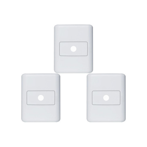 Kit C/3 - Sistema Perlex Branca (Placa 2X2 1Furo) 30Pl6Br