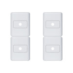 Kit C/4 - Sistema Perlex Branca (Placa 2X2 1Furo) 30Pl6Br