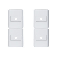 Kit C/4 - Sistema Perlex Branca (Placa 2X2 1Furo) 30Pl6Br